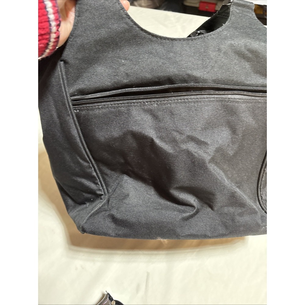 Ariat Carry All Black Nylon Shoulder Bag Tote Western Style - Picture 15 of 16